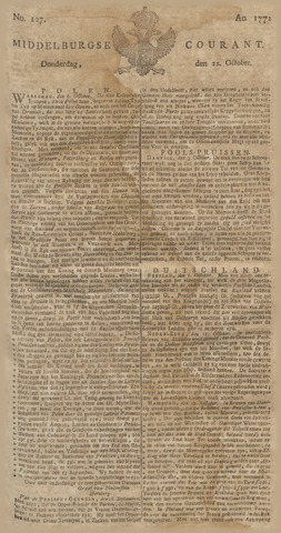 Middelburgsche Courant 1772-10-22