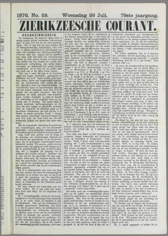 Zierikzeesche Courant 1876-07-26