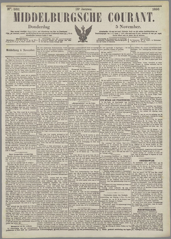 Middelburgsche Courant 1896-11-05