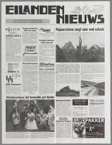Eilanden-nieuws. Christelijk streekblad op gereformeerde grondslag 2002-10-29