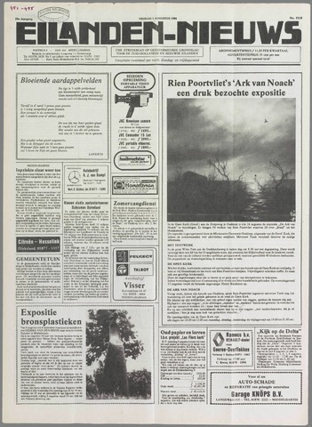 Eilanden-nieuws. Christelijk streekblad op gereformeerde grondslag 1986-08-01