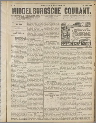 Middelburgsche Courant 1929-11-20