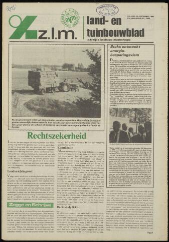Zeeuwsch landbouwblad ... ZLM land- en tuinbouwblad 1980-09-12
