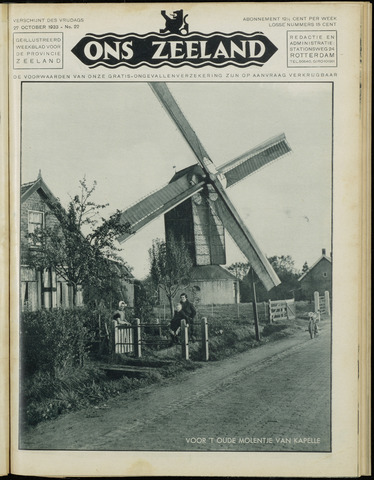 Ons Zeeland / Zeeuwsche editie 1933-10-27