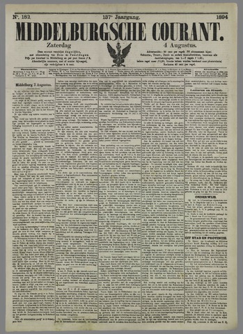 Middelburgsche Courant 1894-08-04