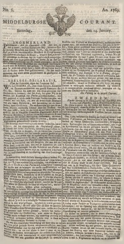 Middelburgsche Courant 1769-01-14