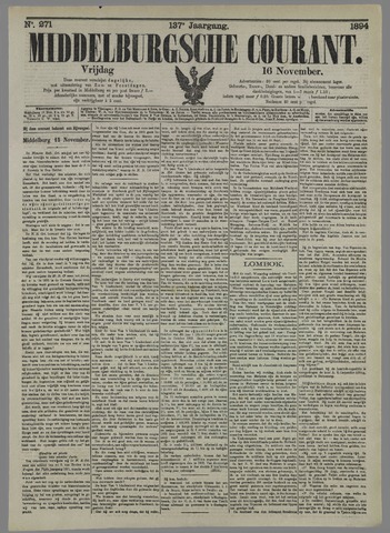 Middelburgsche Courant 1894-11-16