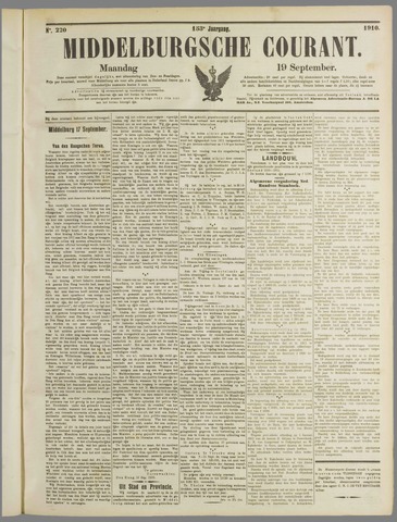 Middelburgsche Courant 1910-09-19