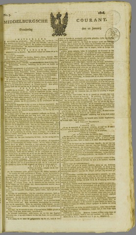 Middelburgsche Courant 1816-01-11