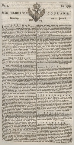 Middelburgsche Courant 1769-01-21
