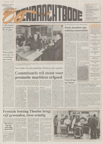 Eendrachtbode /Mededeelingenblad voor het eiland Tholen 1995-04-27