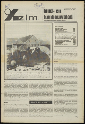 Zeeuwsch landbouwblad ... ZLM land- en tuinbouwblad 1978-03-03