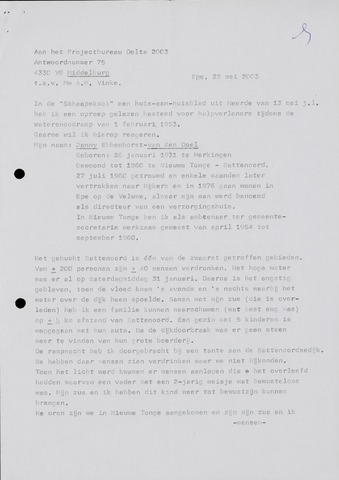 Watersnood documentatie 1953 - diversen 1953-03-31