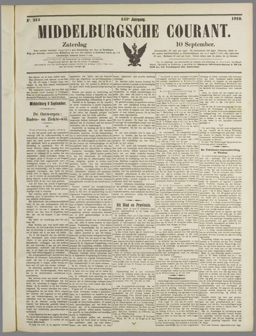 Middelburgsche Courant 1910-09-10