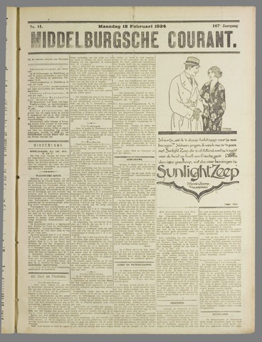 Middelburgsche Courant 1924-02-18