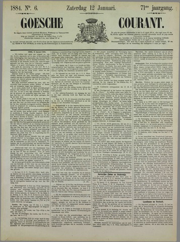 Goessche Courant 1884-01-12