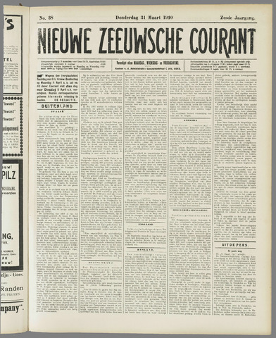 Nieuwe Zeeuwsche Courant 1910-03-31