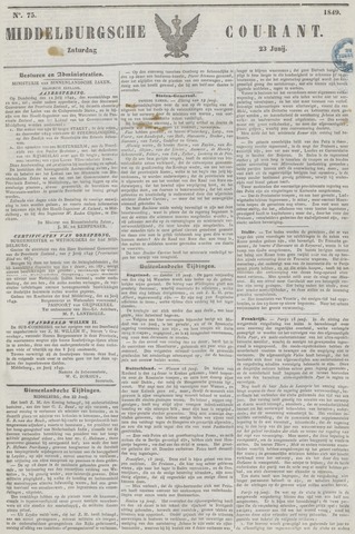 Middelburgsche Courant 1849-06-23