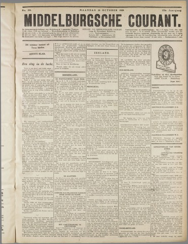 Middelburgsche Courant 1929-10-28