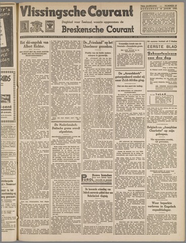 Vlissingse Courant 1940-01-18