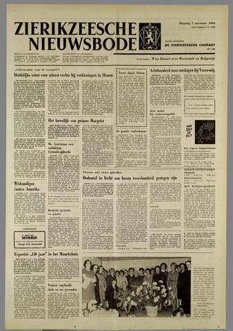 Zierikzeesche Nieuwsbode 1966-11-07