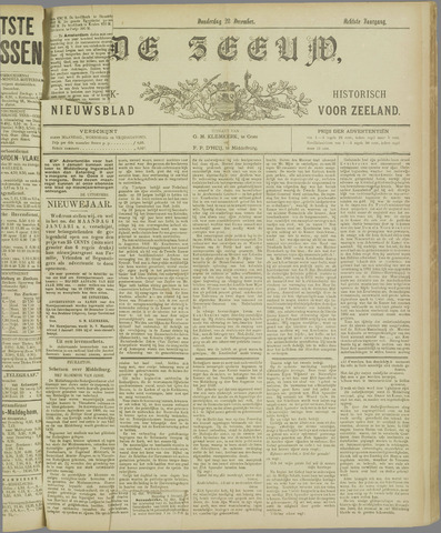 De Zeeuw. Christelijk-historisch nieuwsblad voor Zeeland 1893-12-28