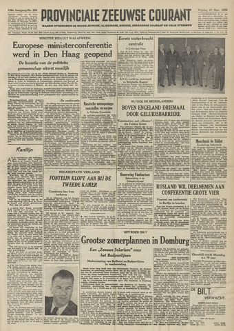 Provinciale Zeeuwse Courant 1953-11-27