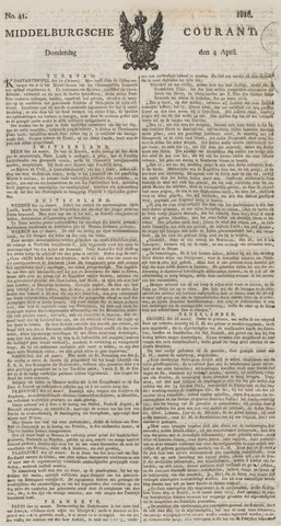 Middelburgsche Courant 1816-04-04