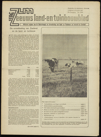 Zeeuwsch landbouwblad ... ZLM land- en tuinbouwblad 1967-06-23