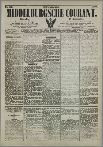 Middelburgsche Courant 1892-08-09