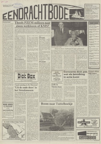 Eendrachtbode /Mededeelingenblad voor het eiland Tholen 1983-05-19