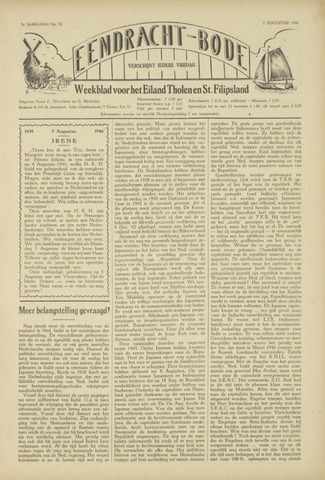 Eendrachtbode (1945-heden)/Mededeelingenblad voor het eiland Tholen (1944/45) 1946-08-02