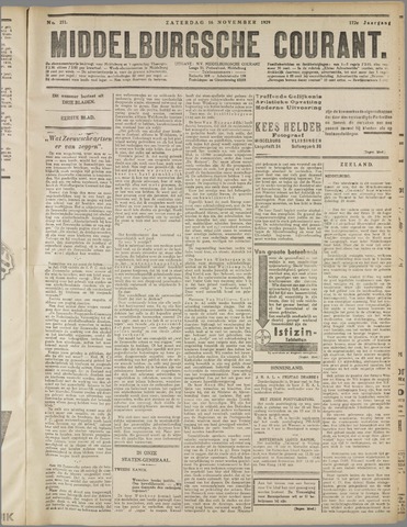 Middelburgsche Courant 1929-11-16
