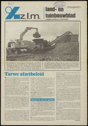 Zeeuwsch landbouwblad ... ZLM land- en tuinbouwblad 1980-08-15