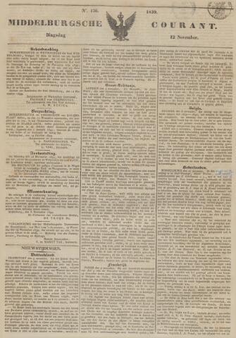 Middelburgsche Courant 1839-11-12