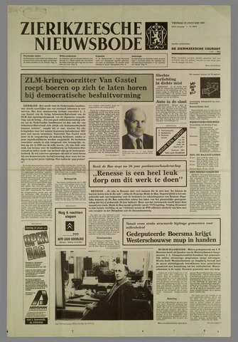 Zierikzeesche Nieuwsbode 1987-01-23