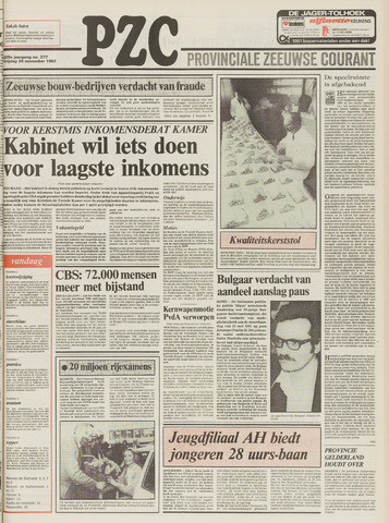 Provinciale Zeeuwse Courant 1982-11-26