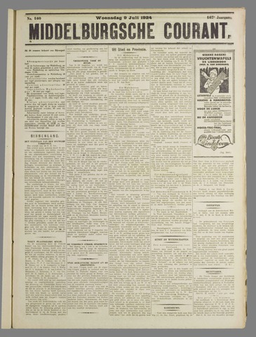 Middelburgsche Courant 1924-07-09