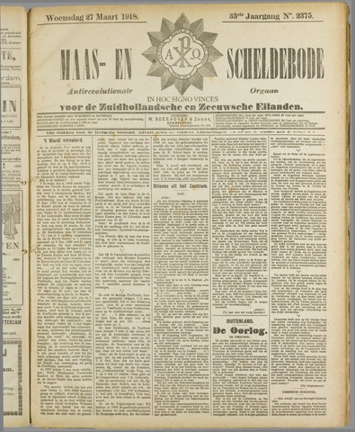 Maas- en Scheldebode 1918-03-27
