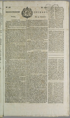 Zierikzeesche Courant 1827-11-30
