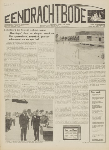 Eendrachtbode (1945-heden)/Mededeelingenblad voor het eiland Tholen (1944/45) 1970-06-04