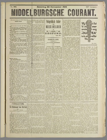 Middelburgsche Courant 1924-11-29