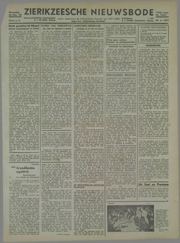 Zierikzeesche Nieuwsbode 1943-12-22