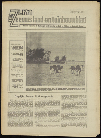 Zeeuwsch landbouwblad ... ZLM land- en tuinbouwblad 1969-05-09