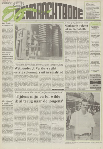 Eendrachtbode /Mededeelingenblad voor het eiland Tholen 1994-07-21