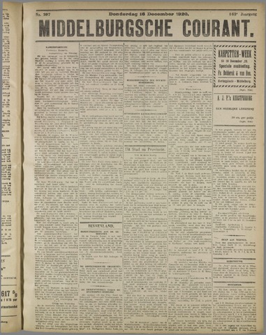 Middelburgsche Courant 1920-12-16