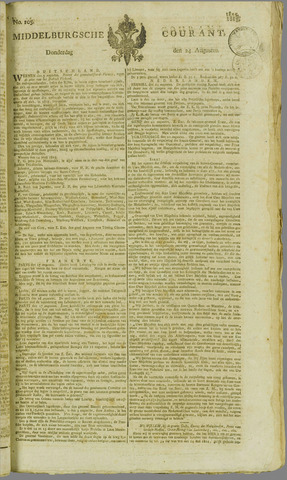 Middelburgsche Courant 1815-08-24