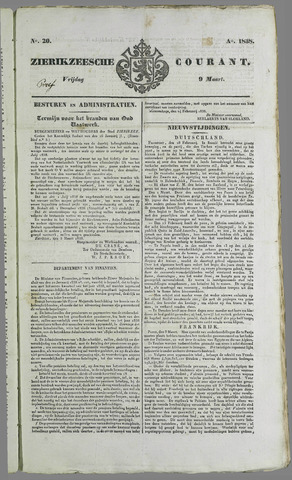 Zierikzeesche Courant 1838-03-09