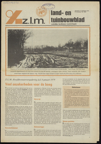 Zeeuwsch landbouwblad ... ZLM land- en tuinbouwblad 1979-01-12