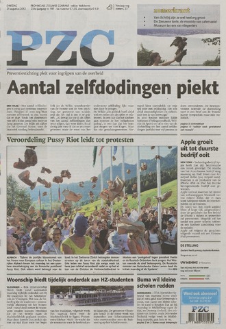 Provinciale Zeeuwse Courant 2012-08-21